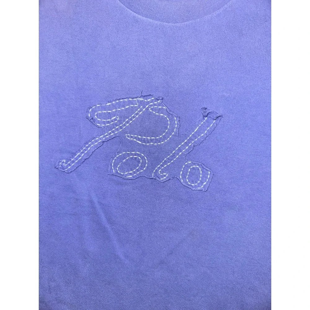 Vintage Polo Ralph Lauren Single Stitch T-Shirt Mens Size 3XLarge‎ Tall Purple